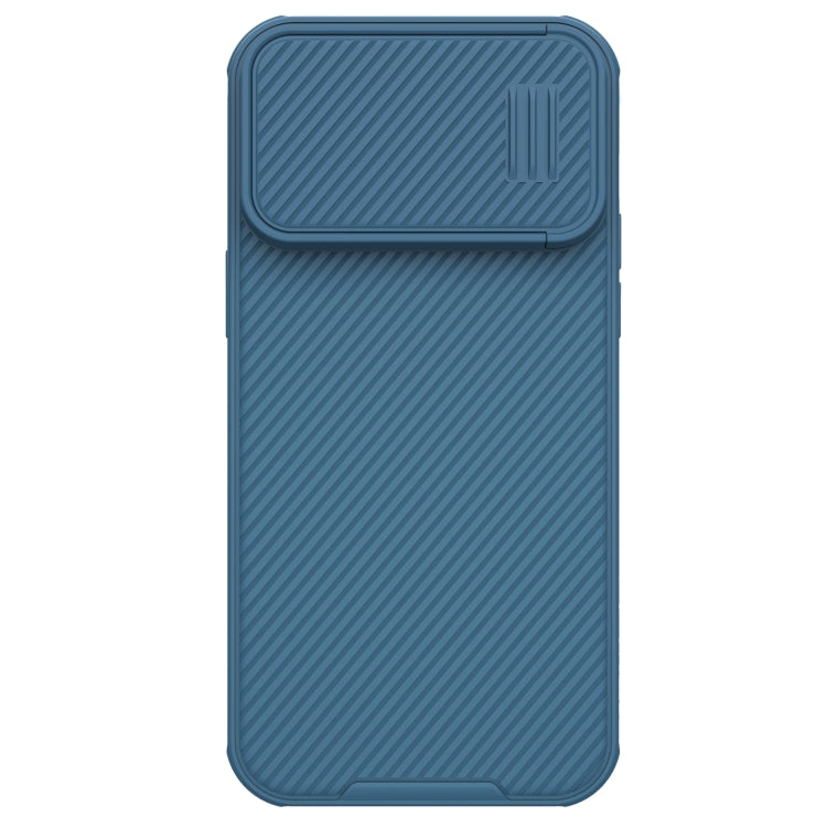 For iPhone 14 Pro Max NILLKIN CamShield S PC Phone Case(Blue) - iPhone 14 Pro Max Cases by NILLKIN | Online Shopping South Africa | PMC Jewellery