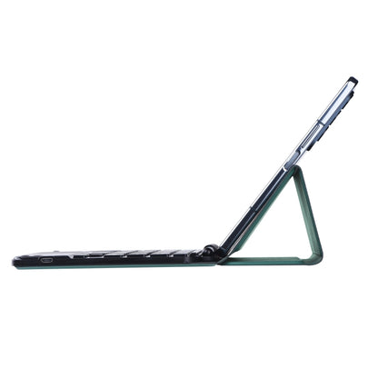 For Samsung Galaxy Z Fold3 GKK Magnetic Folding Bluetooth Keyboard Leather Case with Touchpad / Pen(Dark Green) - Samsung Keyboard by GKK | Online Shopping South Africa | PMC Jewellery