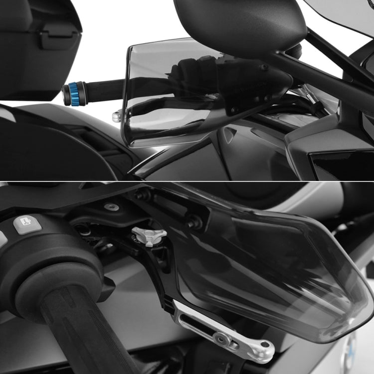 For BMW K 1600 B / K 1600 GT MO-HS005 Motorcycle Windshield Hand Guards Protectors(Grey) - Ornamental Parts by PMC TechLife | Online Shopping South Africa | PMC TechLife | Buy Now Pay Later Mobicred