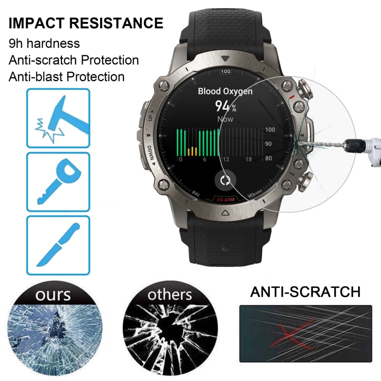 For Amazfit Falcon Smart Watch Tempered Glass Film Screen Protector - free shipping - PMC TechLife - Order now!