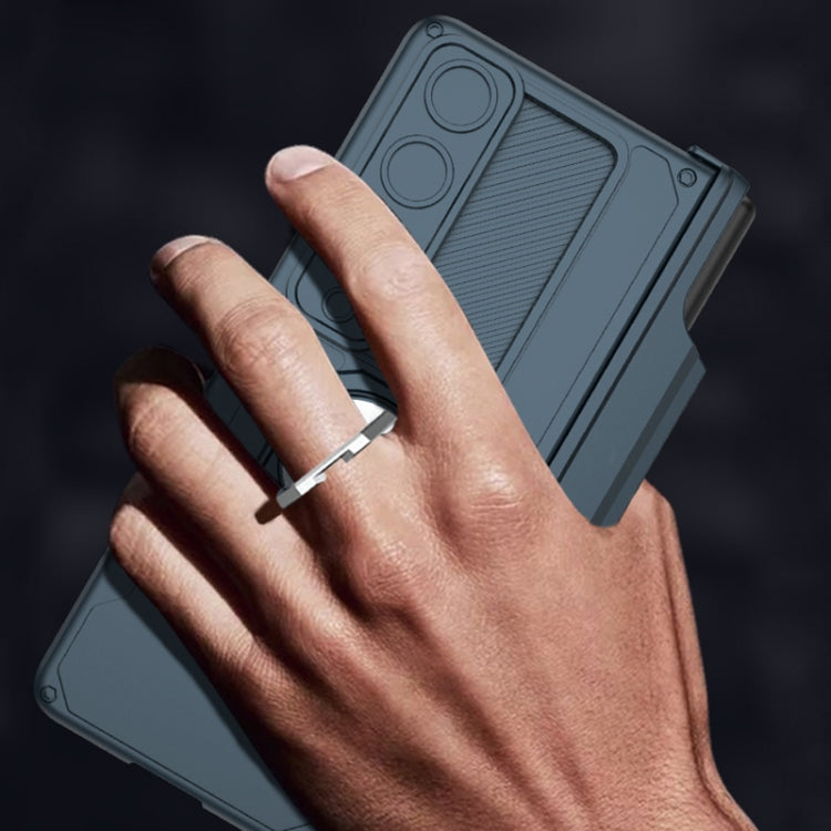 For Samsung Galaxy Z Fold4 GKK Integrated Magnetic Folding Phone Case with Pen Case(Green) - free shipping - PMC TechLife - Order now!