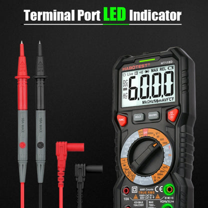 HABOTEST HT118C Handheld High-precision Manual Digital Multimeter - Digital Multimeter by HABOTEST | Online Shopping South Africa | PMC Jewellery | Buy Now Pay Later Mobicred