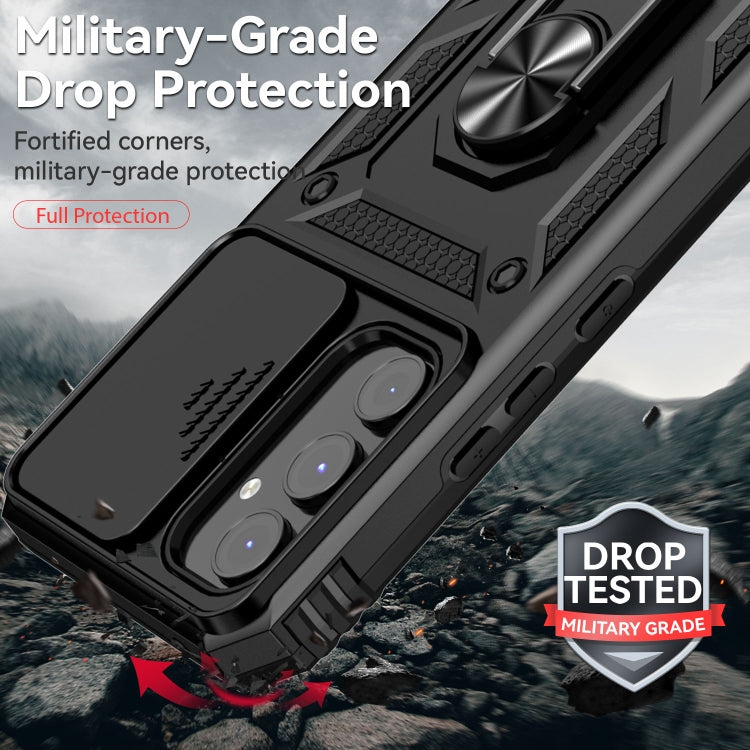 For Samsung Galaxy A54 5G Sliding Camshield Holder Phone Case(Black) - free shipping - PMC TechLife - Order now!