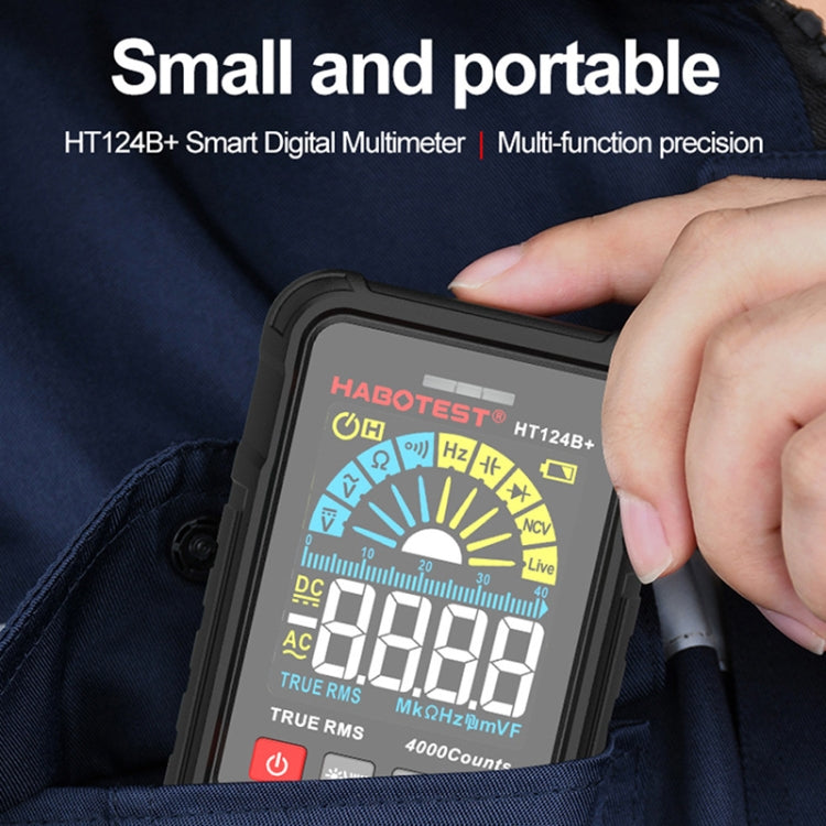 HABOTEST HT124A+ Mini Digital Display High-precision Multimeter - Digital Multimeter by HABOTEST | Online Shopping South Africa | PMC Jewellery | Buy Now Pay Later Mobicred