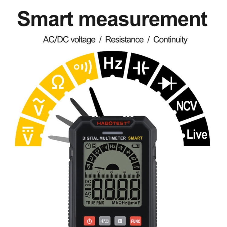 HABOTEST HT125B Digital High Precision Mini Universal Meter - Digital Multimeter by HABOTEST | Online Shopping South Africa | PMC Jewellery | Buy Now Pay Later Mobicred