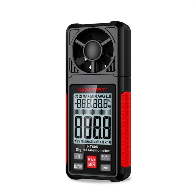 HABOTEST HT605 Portable Intelligent Digital Display Handheld Wind Speed Tester - free shipping - PMC TechLife - Order now!