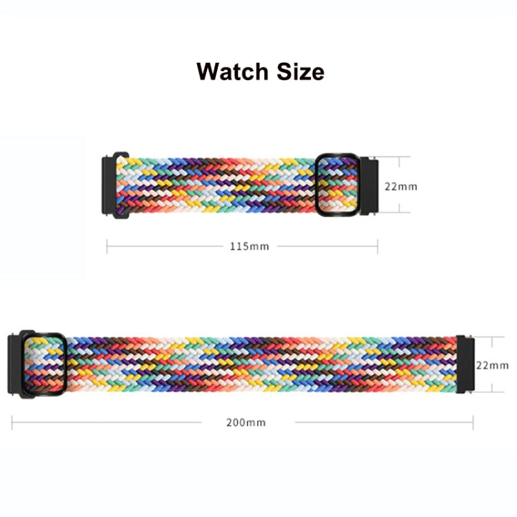 For Google Pixel Watch Buckle Nylon Braided Watch Band(Blue Pink) - free shipping - PMC TechLife - Order now!