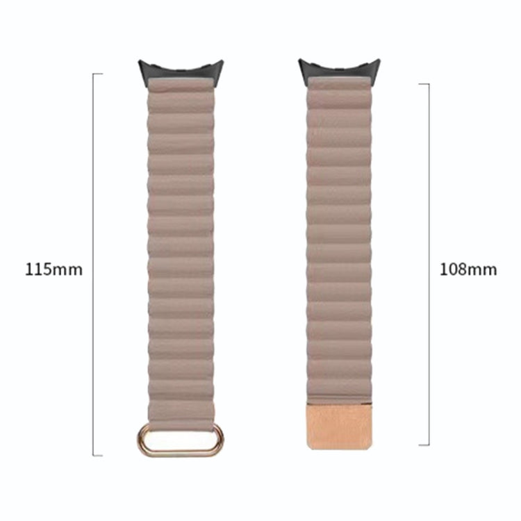 For Google Pixel Watch Reverse Buckle Magnetic Genuine Leather Watch Band(Ing Grass) - free shipping - PMC TechLife - Order now!