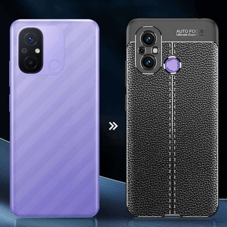 For Xiaomi Redmi 12C Litchi Texture Shockproof TPU Phone Case(Black) - free shipping - PMC TechLife - Order now!