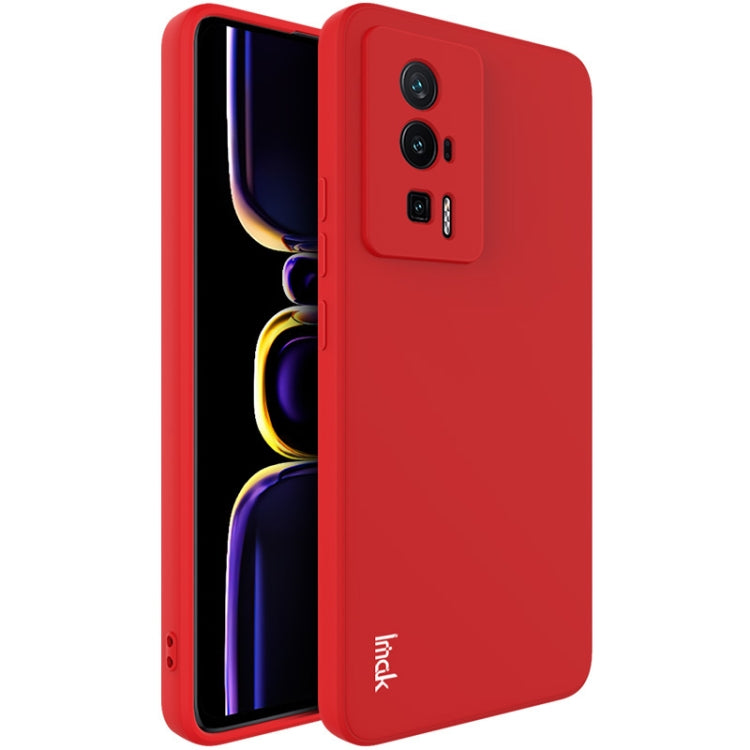 For Xiaomi Redmi K60 5G / K60 Pro 5G / Poco F5 Pro 5G IMAK UC-4 Series Straight Edge TPU Soft Phone Case(Red) - Redmi K60 Cases by imak | Online Shopping South Africa | PMC Jewellery