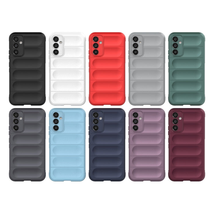 For Samsung Galaxy A34 5G Magic Shield TPU + Flannel Phone Case(Light Blue) - free shipping - PMC TechLife - Order now!