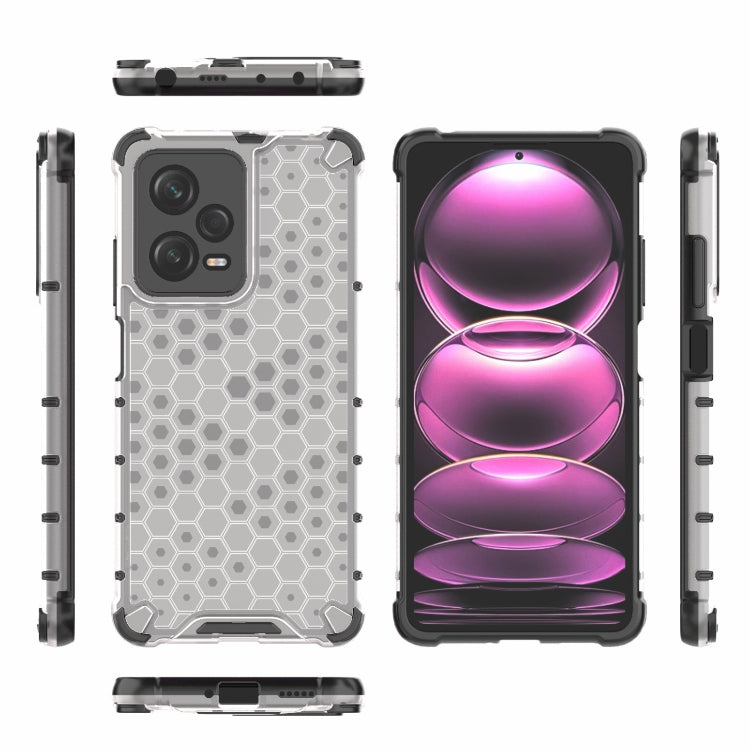 For Xiaomi Poco X5 Pro Shockproof Honeycomb PC + TPU Phone Case(White) - free shipping - PMC TechLife - Order now!