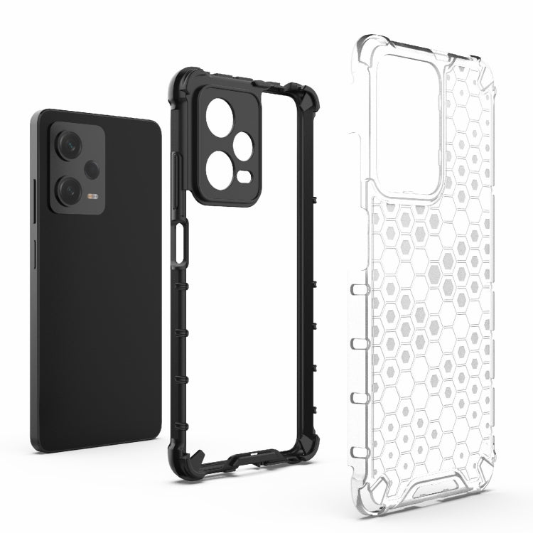 For Xiaomi Poco X5 Pro Shockproof Honeycomb PC + TPU Phone Case(White) - free shipping - PMC TechLife - Order now!