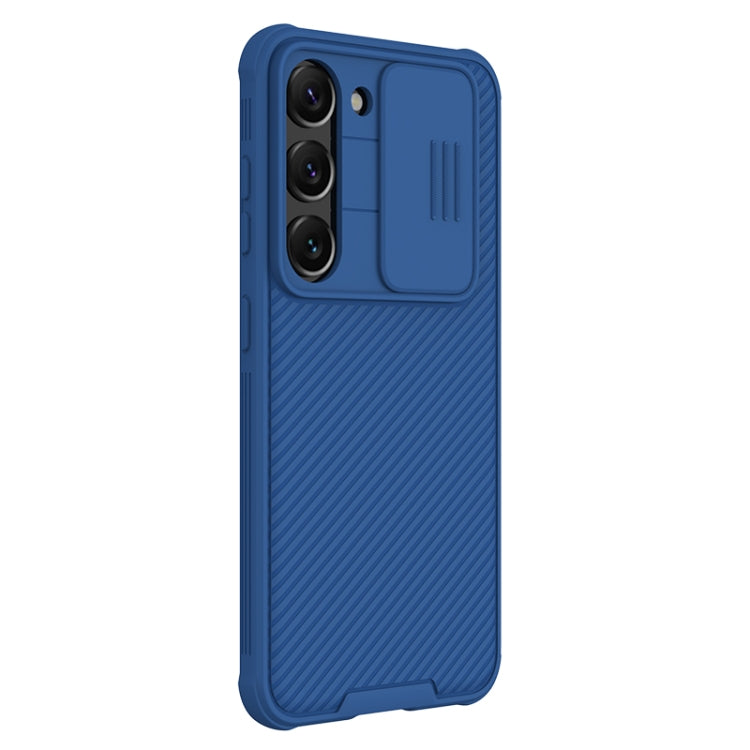 For Samsung Galaxy S23+ 5G NILLKIN Black Mirror Pro Series Camshield Phone Case(Blue) - Galaxy S23+ 5G Cases by NILLKIN | Online Shopping South Africa | PMC Jewellery