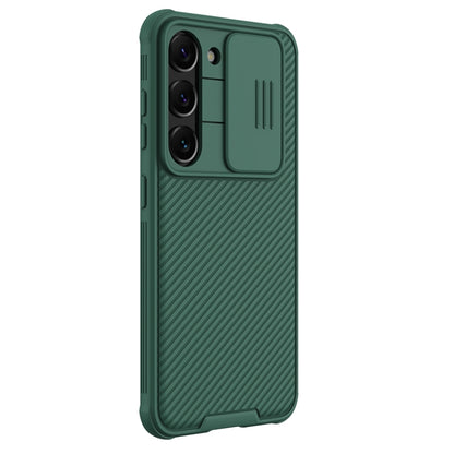 For Samsung Galaxy S23+ 5G NILLKIN Black Mirror Pro Series Camshield Phone Case(Green) - Galaxy S23+ 5G Cases by NILLKIN | Online Shopping South Africa | PMC Jewellery