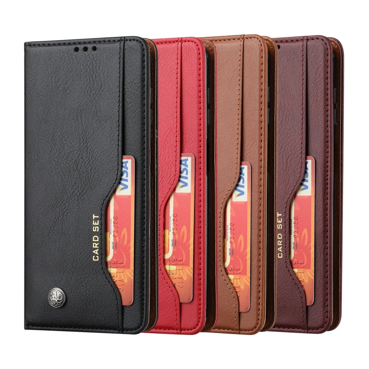 For Samsung Galaxy A34 5G Knead Skin Texture Flip Leather Phone Case(Brown) - free shipping - PMC TechLife - Order now!