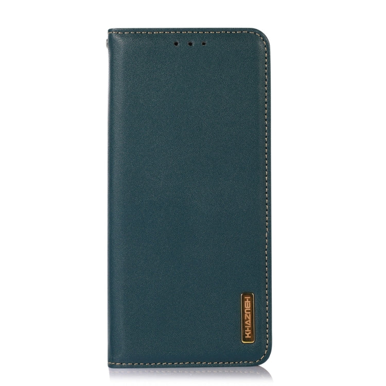 For OnePlus Nord CE 3 Lite KHAZNEH Nappa Top Layer Cowhide Leather Phone Case(Green) - free shipping - PMC TechLife - Order now!