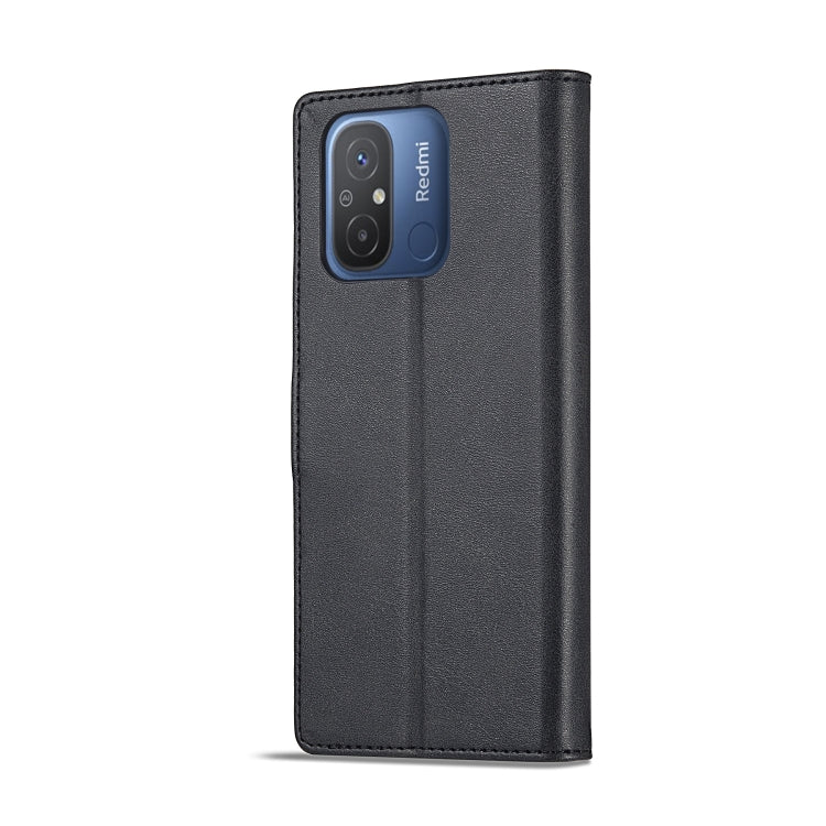 For Xiaomi Redmi 12C/11A Global LC.IMEEKE Calf Texture Horizontal Flip Leather Case(Black) - free shipping - PMC TechLife - Order now!