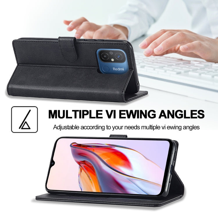 For Xiaomi Redmi 12C/11A Global LC.IMEEKE Calf Texture Horizontal Flip Leather Case(Black) - free shipping - PMC TechLife - Order now!