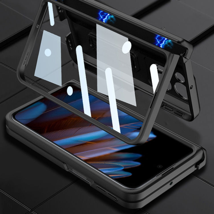 For OPPO Find N2 GKK Fold Magnetic Hinge Full Coverage Phone Case(Silver) - OPPO Cases by GKK | Online Shopping South Africa | PMC TechLife | Buy Now Pay Later Mobicred