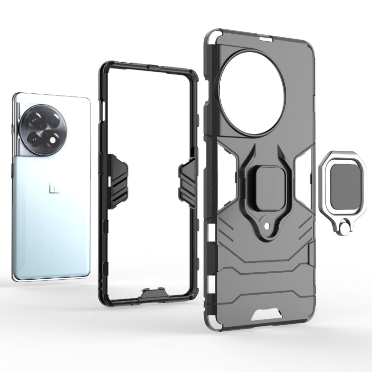 For OnePlus Ace 2 / 11R Magnetic Ring Holder PC + TPU Phone Case(Red) - free shipping - PMC TechLife - Order now!
