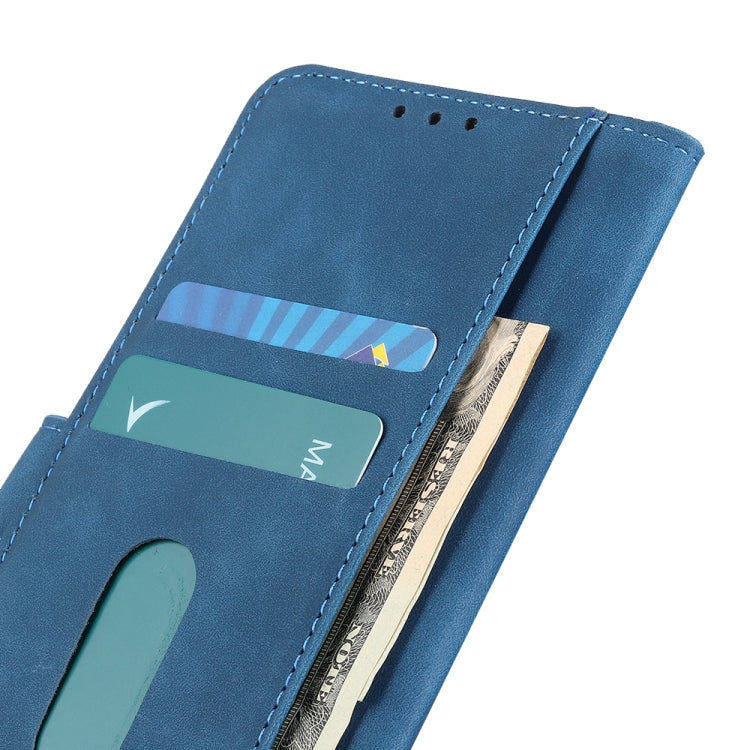 For Samsung Galaxy A24 4G KHAZNEH Retro Texture Flip Leather Phone Case(Blue) - free shipping - PMC TechLife - Order now!