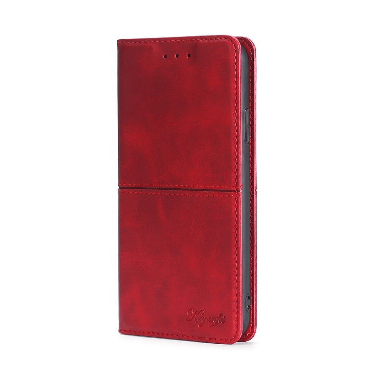 For Xiaomi Poco X5 Pro / Redmi Note 12 Pro Speed Cow Texture Magnetic Horizontal Flip Leather Phone Case(Red) - free shipping - PMC TechLife - Order now!