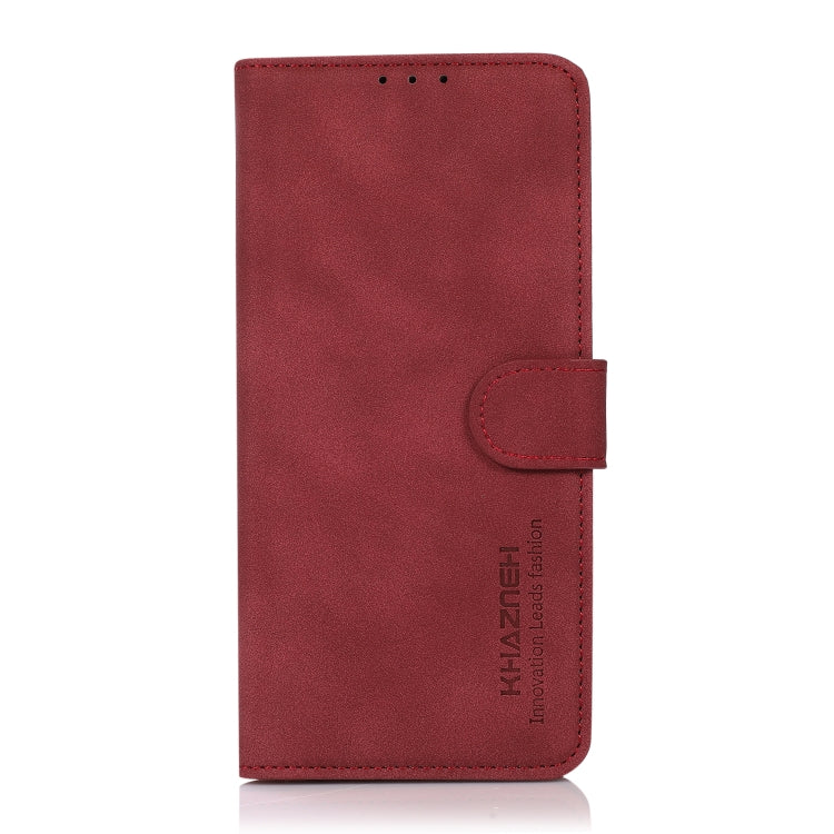 For Xiaomi Redmi 12C/11A KHAZNEH Matte Texture Leather Phone Case(Red) - free shipping - PMC TechLife - Order now!