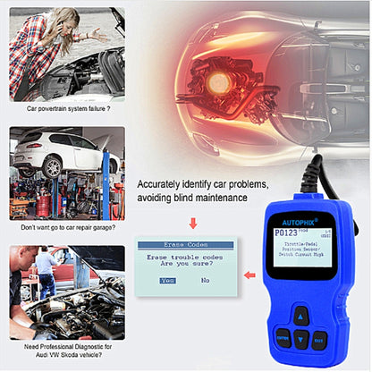 For Audi / Volkswagen / Skoda Autophix V007 Car OBD II Scanner Fault Analyzer - Code Readers & Scan Tools by PMC Jewellery | Online Shopping South Africa | PMC Jewellery