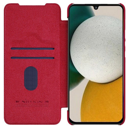 For Samsung Galaxy A54 5G NILLKIN QIN Series Pro Sliding Camera Cover Design Leather Phone Case(Red) - Galaxy Phone Cases by NILLKIN | Online Shopping South Africa | PMC Jewellery