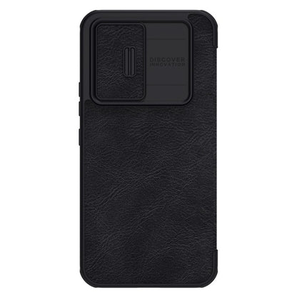 For Samsung Galaxy A54 5G NILLKIN QIN Series Pro Sliding Camera Cover Design Leather Phone Case(Black) - Galaxy Phone Cases by NILLKIN | Online Shopping South Africa | PMC Jewellery