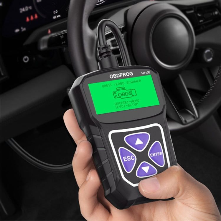 Obdprog MT100 OBD2 Scanner Car Engine Tester Car Diagnostic Tool - free shipping - PMC TechLife - Order now!