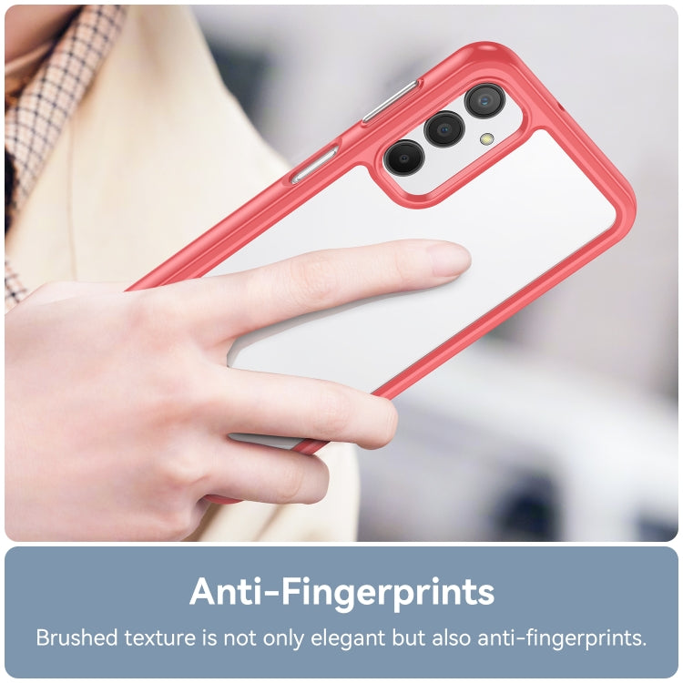 For Samsung Galaxy A24 4G Colorful Series Acrylic + TPU Phone Case(Red) - free shipping - PMC TechLife - Order now!