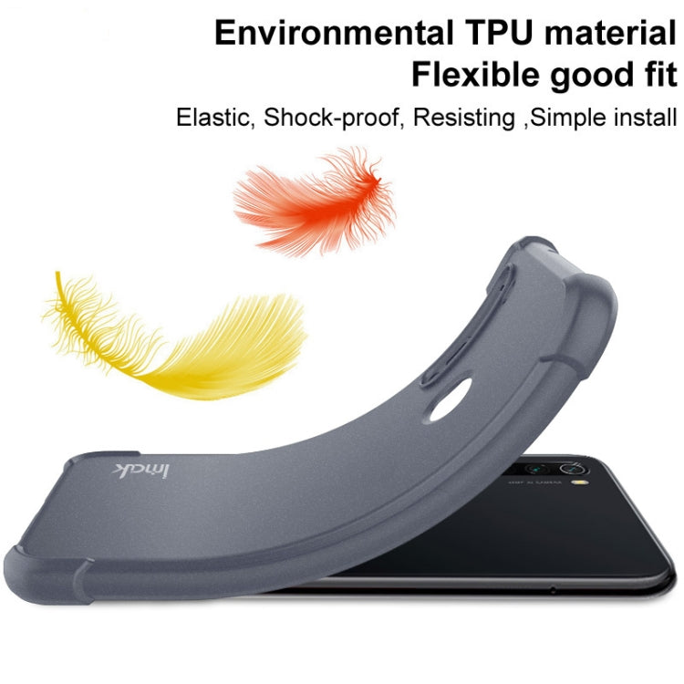 For ZTE nubia Red Magic 8 Pro 5G imak Shockproof Airbag TPU Phone Case(Matte Grey) - ZTE Cases by imak | Online Shopping South Africa | PMC TechLife | Buy Now Pay Later Mobicred
