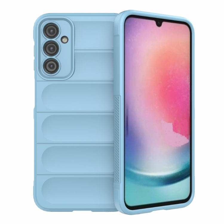 For Samsung Galaxy A24 5G / A24 4G Magic Shield TPU + Flannel Phone Case(Light Blue) - free shipping - PMC TechLife - Order now!