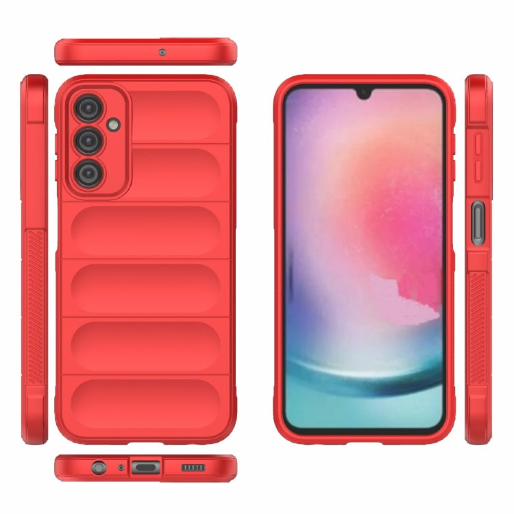 For Samsung Galaxy A24 5G / A24 4G Magic Shield TPU + Flannel Phone Case(Light Blue) - free shipping - PMC TechLife - Order now!