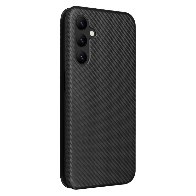 For Samsung Galaxy A24 4G Carbon Fiber Texture Flip Leather Phone Case(Black) - free shipping - PMC TechLife - Order now!