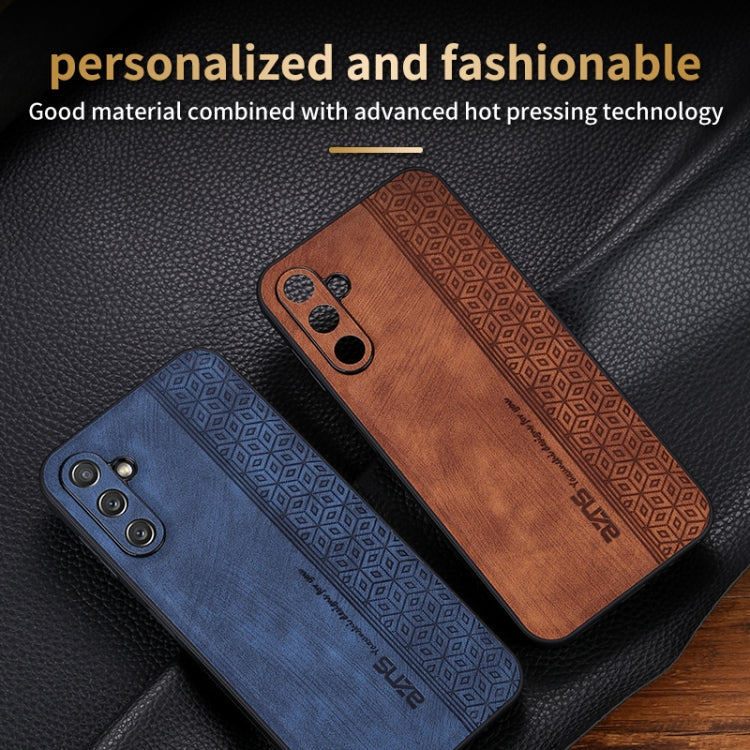 For Samsung Galaxy A24 4G AZNS 3D Embossed Skin Feel Phone Case(Brown) - free shipping - PMC TechLife - Order now!