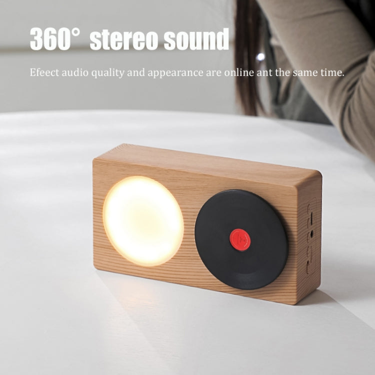 T19 Creative Retro Desktop Wireless Bluetooth Speaker(Wood) - Desktop Speaker by PMC TechLife | Online Shopping South Africa | PMC TechLife