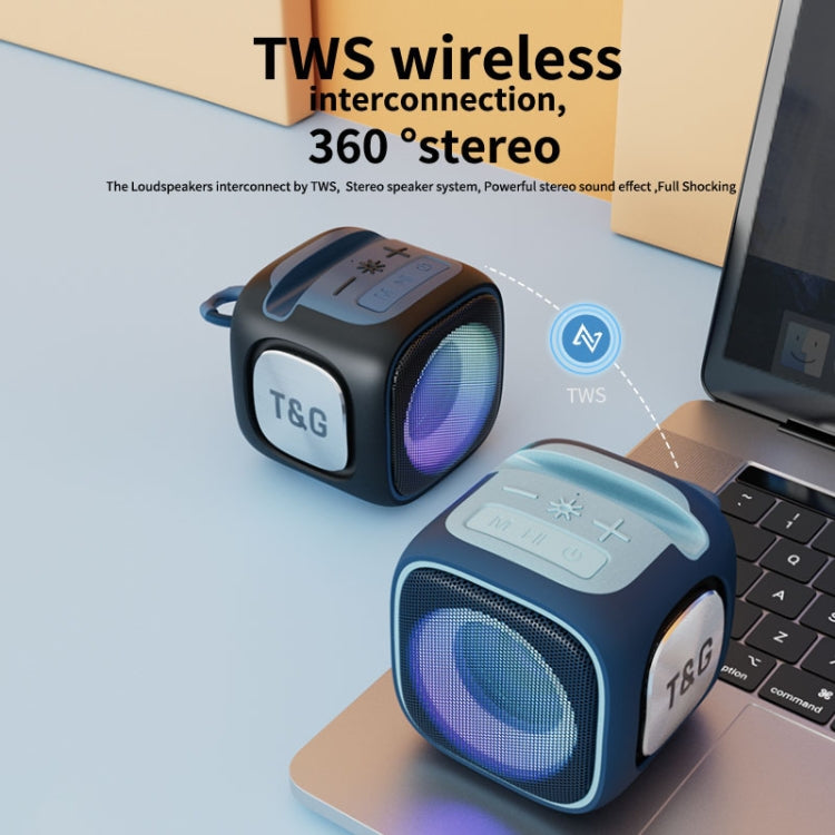 T&G TG359 Portable Outdoor LED Wireless Bluetooth Speaker(Dark Green) - free shipping - PMC TechLife - Order now!