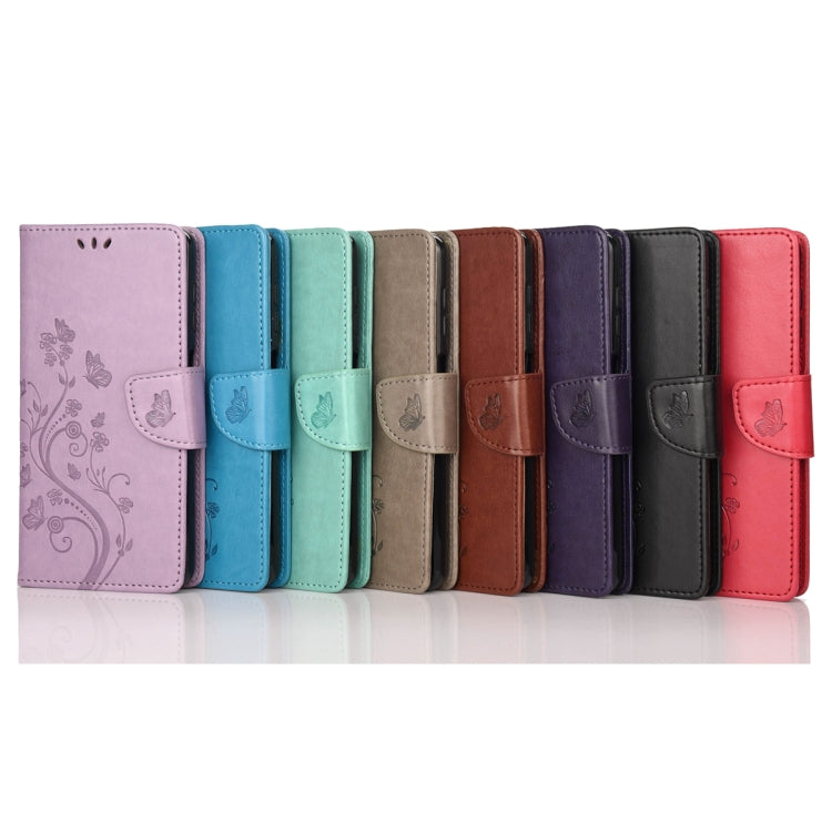 For Xiaomi Redmi Note 12 5G Global / Poco X5 5G Butterfly Flower Pattern Leather Phone Case(Black) - free shipping - PMC TechLife - Order now!