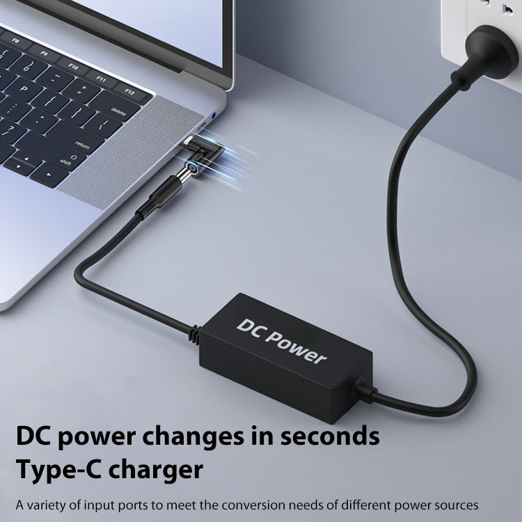 For Lenovo Square Port 65W DC Input to USB-C / Type-C PD Power Adapter - Cable & Adapters by PMC TechLife | Online Shopping South Africa | PMC TechLife