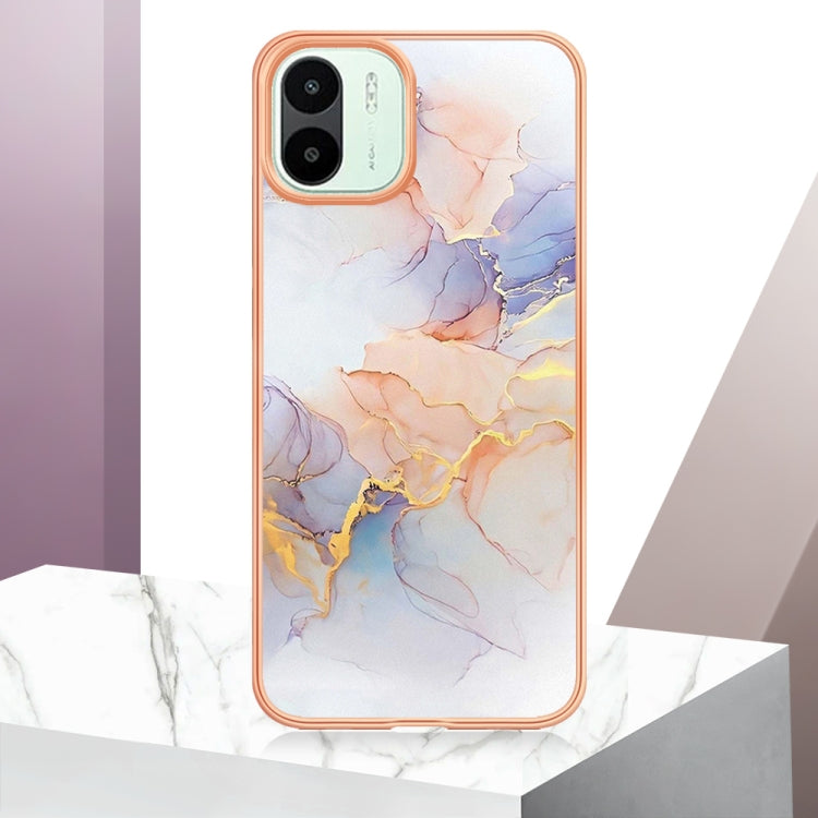 For Xiaomi Redmi A1 Electroplating IMD TPU Phone Case(White Marble) - free shipping - PMC TechLife - Order now!