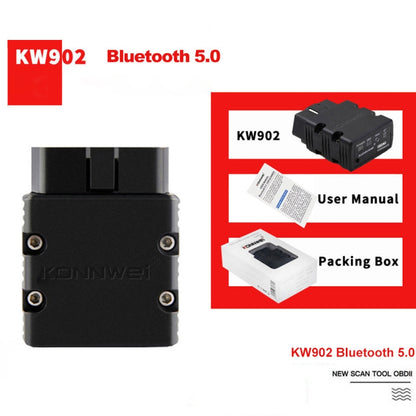 KONNWEI KW902 Bluetooth 5.0 OBD2 Car Fault Diagnostic Scan Tools Support IOS / Android(Green) - Code Readers & Scan Tools by KONNWEI | Online Shopping South Africa | PMC Jewellery