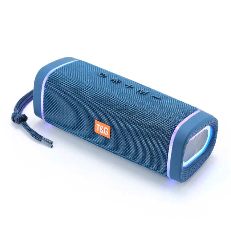 T&G TG375 Outdoor Portable LED Light RGB Wireless Bluetooth Speaker Subwoofer(Blue) - Desktop Speaker by T&G | Online Shopping South Africa | PMC TechLife | Buy Now Pay Later Mobicred