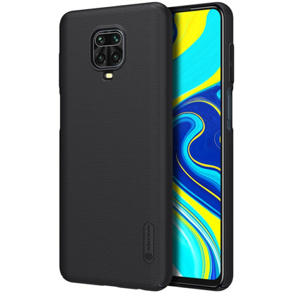 For Xiaomi Redmi Note 9 Pro NILLKIN Frosted Concave-convex Texture PC Protective Case(Black) - Xiaomi Cases by NILLKIN | Online Shopping South Africa | PMC Jewellery