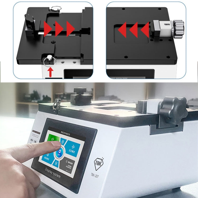 TBK-207 Portable Intelligent Air Tightness Detector Built-in Vacuum Pump(UK Plug) - free shipping - PMC TechLife - Order now!