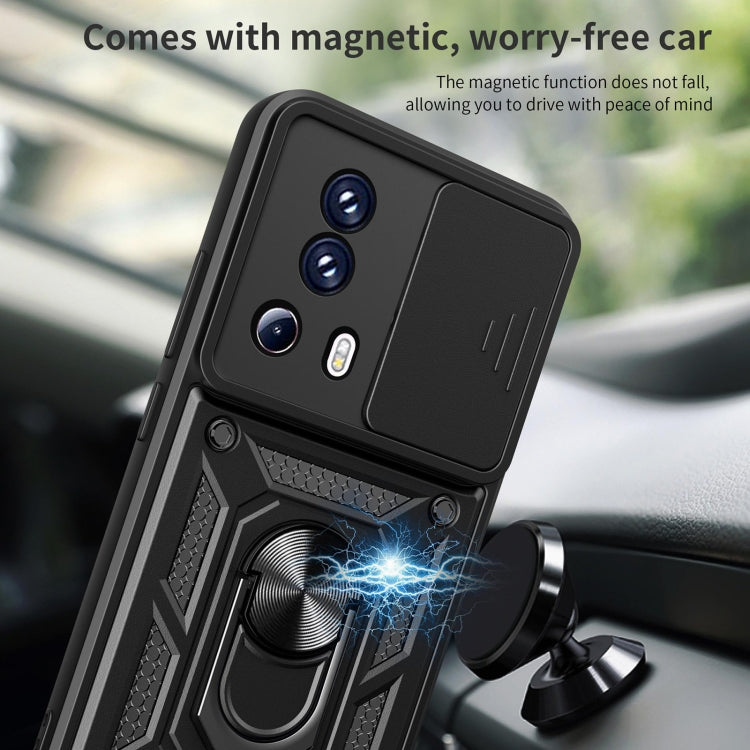 For Xiaomi Civi 2 5G / 13 Lite Sliding Camera Cover Design TPU+PC Phone Case(Black) - free shipping - PMC TechLife - Order now!