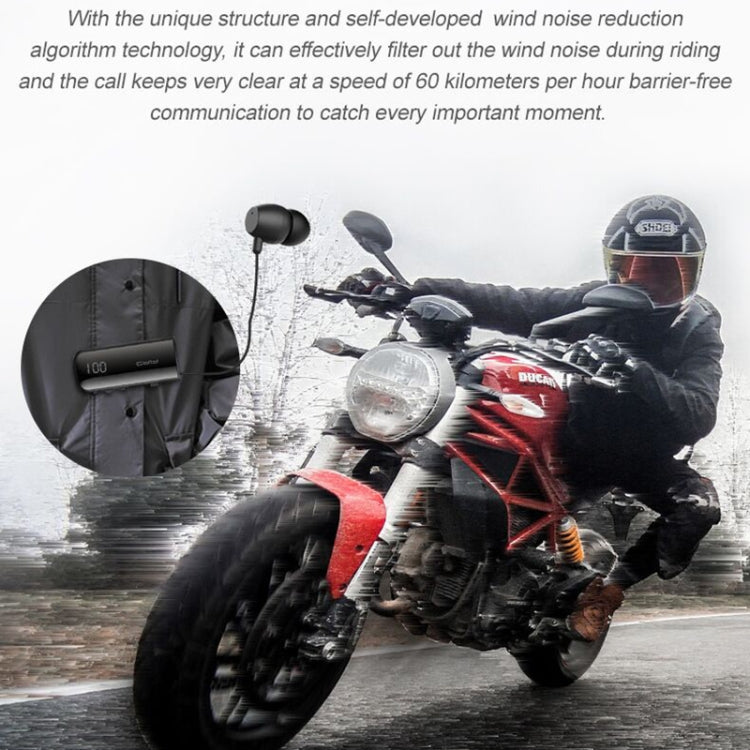 Fineblue F901 Waterproof Lavalier Earphone for Driving and Riding(Black) - Bluetooth Earphone by Fineblue | Online Shopping South Africa | PMC TechLife | Buy Now Pay Later Mobicred
