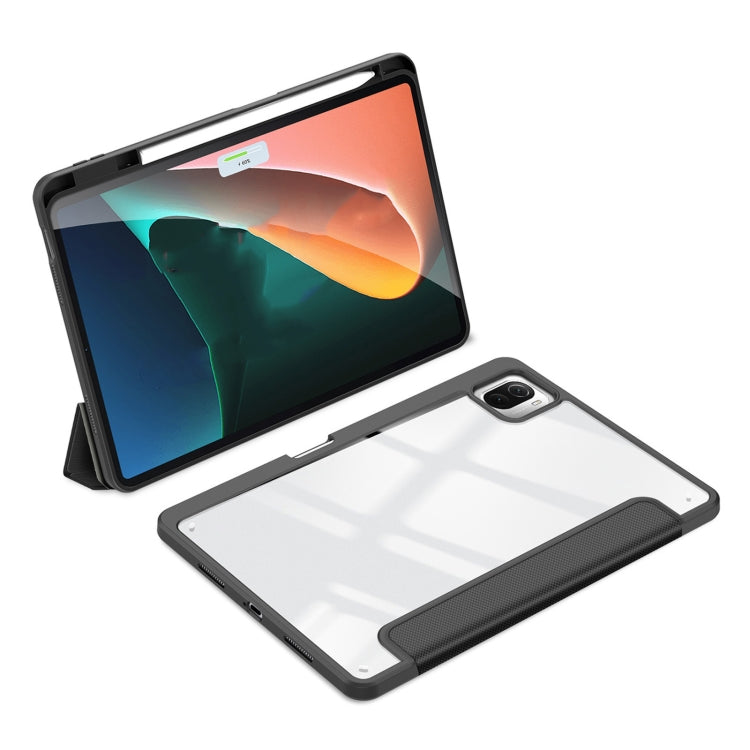 For Xiaomi Pad 6 / 6 Pro DUX DUCIS TOBY Series Antiskid Leather Tablet Case with Sleep / Wake-up Function(Black) - free shipping - PMC TechLife - Order now!